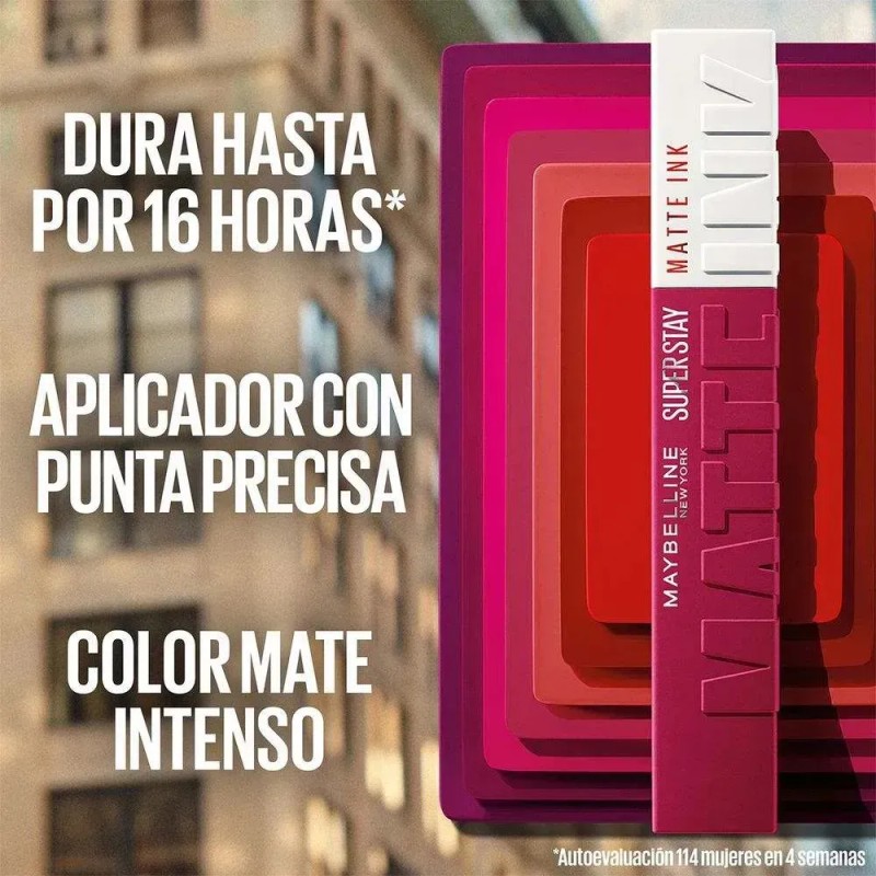 Maybelline SuperStay Matte Ink Labial Líquido, 5 ml