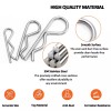 OFYDNR Cotter Pin Assortment Kit, R Clips Heavy Duty Zinc