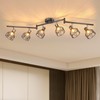 GORDNWE 6-Light Track Kits, Adjustable Track Fixtures - E12 Metal