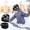 langyoujia Kids Thick Winter Hat, Warm Winter Hat and Scarf