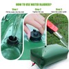 400 L/105.7 Gallon Water Storage Bladder, Foldable Portable Water Bladder