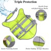 VIVAGLORY Neoprene Dog Life Jacket Dog Life Vest for Boating