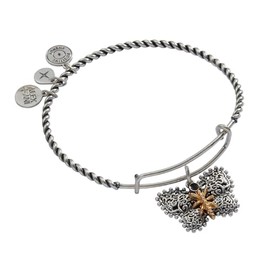 Alex and Ani Butterfly Expandable Bangle Bracelet,Two Tone,Two Tone,Bracelet