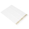 40PCS Gold Napkins Gold Trim Linen Hand Feel Gold Napkins