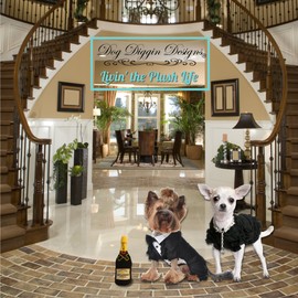 Dog Diggin Designs Libation Station Collection | Unique Squeaky Parody Plush Dog Toys – Shaken, Not Stirred