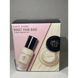 Bobbi Brown Set Full Size Face Base 1.7 Oz + Smoothing Serum 1 Vitamin Enriched