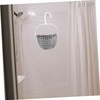 LABRIMP Hook Storage Basket Perforated Drainable Container for Toiletries and