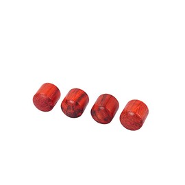 Alnicov 4PCS Guitar Wood Knobs Volume Tone Speed Control Knobs for Electric Guitar Bass Screw Type，Red