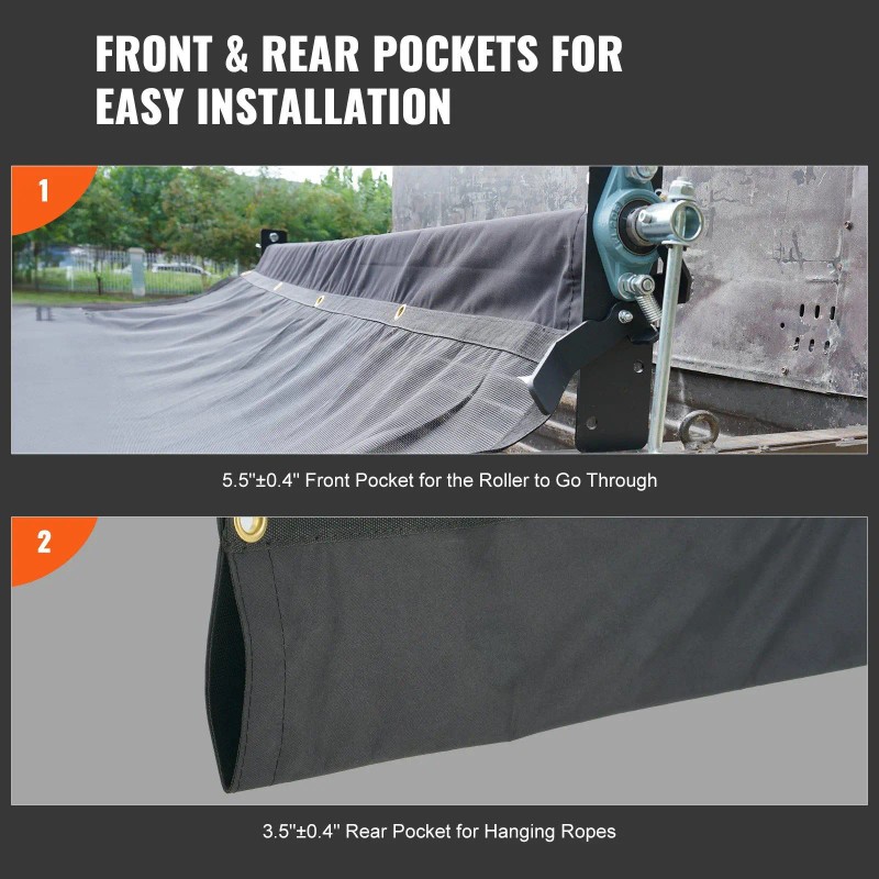 7 X 14 ft Heavy Duty PVC-Coated Dump Truck Mesh