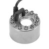 12 Lights Colorful Fog Maker Stainless Steel Water Mist Atomizer