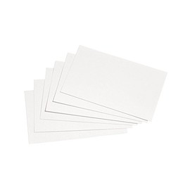 5 Star Record Card Smooth Blank 127x76mm White Ref 15701 [Pack of 100]