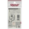 Shout! 236TB TC Blade Jigging Hook, Medium, Black