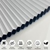 Arch Window Shades Blackout Cellular Honeycomb Blinds Half Circle Cordless
