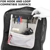 Multi Pocket Admin Organizer for Backpack, Hook and Loop Pouch