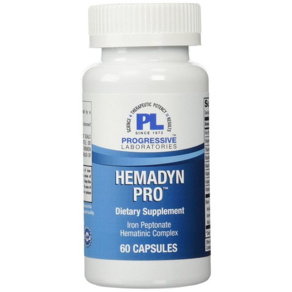 Progressive Labs Hemadyn Pro Supplement, 60 Count
