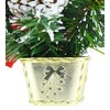 Christmas Concepts® 30cm (12") Frosted Christmas Tree With Red Decorations