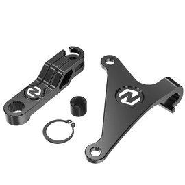 NICECNC Black One Finger Clutch Arm & Bracket Compatible with Yamaha Tenere 700/XTZ700 2019-2024,Tenere 700 Rally Edition 2020-2024