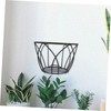 Generic 1set Hanging Planter Basket Iron Art Design Easy Install