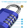 ZHEGE Combination Lock Padlock for Locker, School, Gym, Room, Closet,