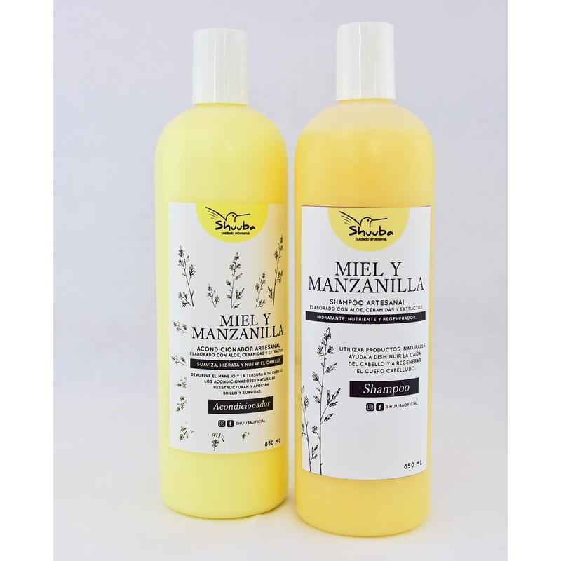 Shampoo Natural Revitalizante - Hidrata, cuida, desenreda y nutre tu