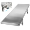Toriexon Folding Concession Shelf 36" x 18", Stainless Steel Drop