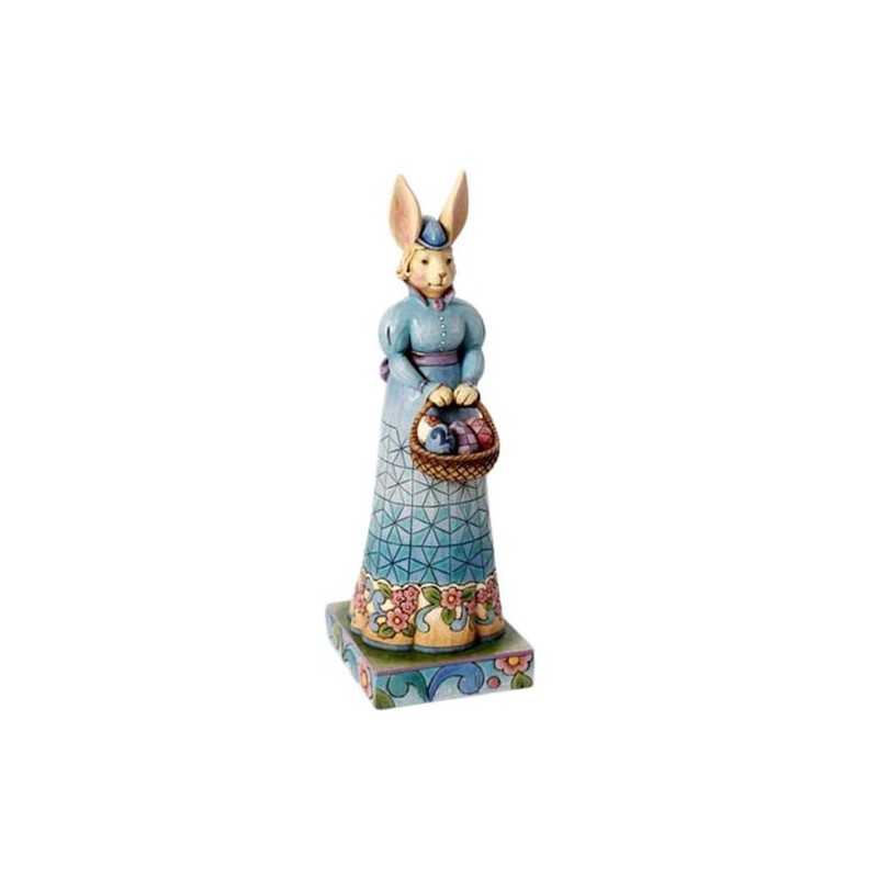 Enesco Jim Shore Mrs Rabbit with Eggs 4015498