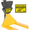 Pallet Rack Capacity Labels 3×4 Inch Caution MAX Load/Shelf LBS
