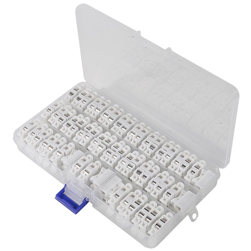 AITRIP 55PCS CH2 Quick Connector Spring Wire Connectors Block, Electrical