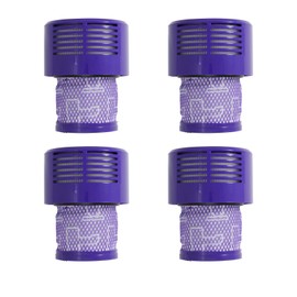 4-Pack 969082-01 HEPA Filter Replacement for Dyson Cyclone V10 Total Clean Vacuum - Compatible with 969082-01 Filter Parts