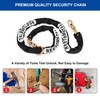 REETOMETAL Heavy Duty Security Chain, 6 Foot x 3/8" Thick