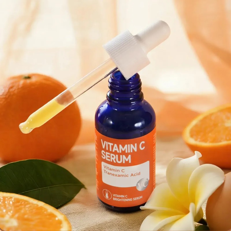 Sérum De Vitamina C Iluminador Para Retrasar El Envejecimien