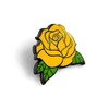 Pinsanity Yellow Rose Enamel Lapel Pin