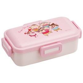 Skater PFLB6AG-A Lunch Box, 18.9 fl oz (530 ml), Antibacterial, Fluffy, Domed Lid, Women's, Crayon Shin-chan, Made in Japan