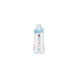 MAM Easy Active Baby Bottle for 4 Months+ for Boys, 330ml (Code 361SB)