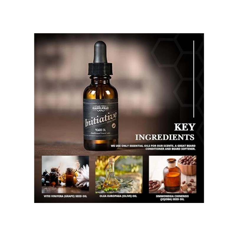 Can You Handlebar "Initiative" Beard Oil Citrus Scent 1oz Bottle
