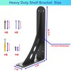 Neevolve Heavy Duty Shelf Brackets, Max Load 1000 Lbs 10