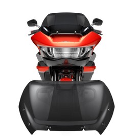 11.5" Windshield Wind Shield Windscreen Air Deflector for Harley Touring Road Glide FLTRX, Special FLTRXSTSE, CVO Road Glide FLTRXSE 2023-2024, for Dual Headlights (Black)