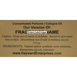 Hayward Enterprises HYWD Enterprises Cologne Oil Compatible to EVOLUTION for Men, Fragrance Rendition, Eau de Parfum, 1/3 oz. (10ml) Glass Roll on