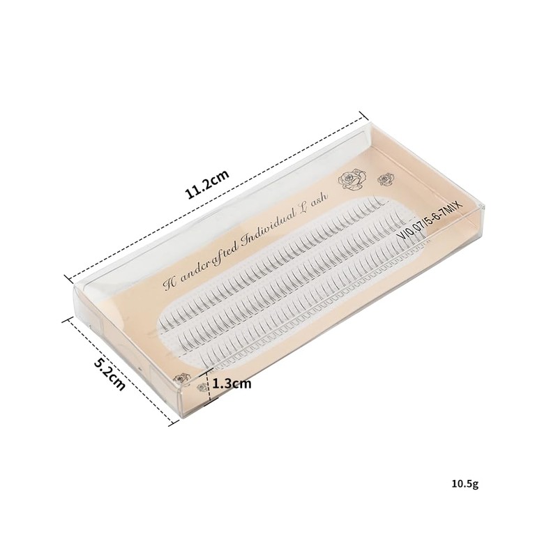 60pcs & 120 Bundles Lower Eyelashes False Eyelashes Mixed Fishtail