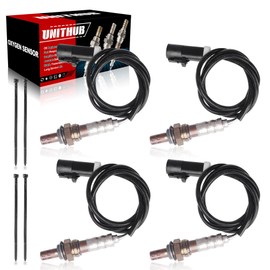 UNITHUB Oxygen Sensor Upstream + Downstream Male 234-4127 13133 Compatible for Ford F150 F250 Mustang Compatible for Mercury Grand Marquis Compatible for Lincoln Navigator 1994-2011 (Set of 4)