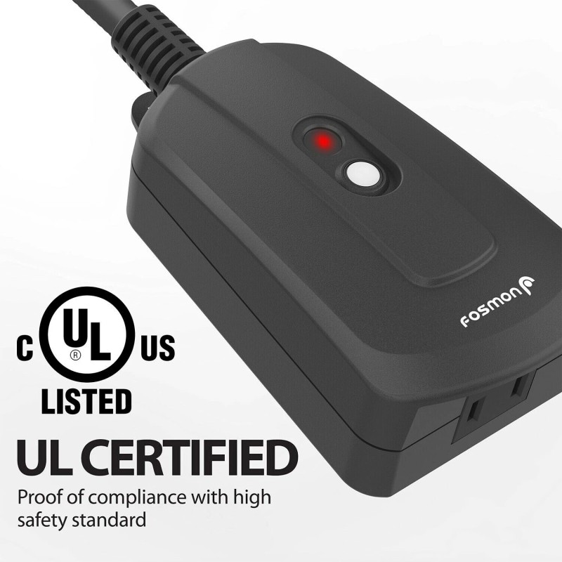 Fosmon 100FT Outdoor Indoor Wireless Remote Control Outlet [3 Reciever/1