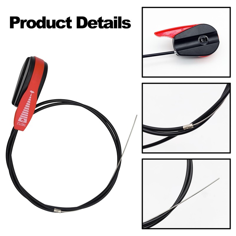 YGQ 65" Lawn Mower Universal Throttle Cable Switch Control Kit