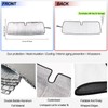 Windshield Sunshade Compatible with Hummer H3 2005-2009, Auto Sun Visor,