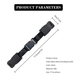 Buckle Protection Child Seat, Pack of 2 Car Seat Chest Strap Clip, Belt Safety Child Seat, Belt Extension Car Seat, Child Seat Belt Clip for Car Seats, Pushchairs, Children's Highchairs, Bicycle Seats