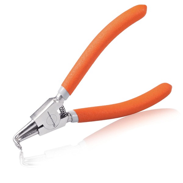 SPEEDWOX 6-Inch Circlip Pliers, Tip Diameter 1.25mm, External Snap Ring