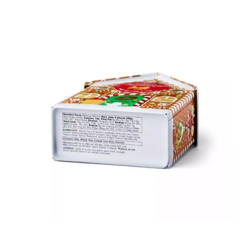 Marks And Spencer M&S Wind Up Musical Gingerbread House Tin