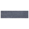 Ottomanson Non-Slip Rubberback Solid Design 8" x 30" Indoor/Outdoor Stair