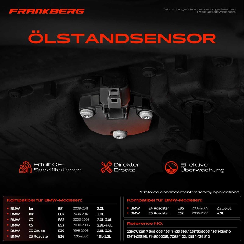 Frankberg Oil Level Sensor for 1 Series E81 E82 E87