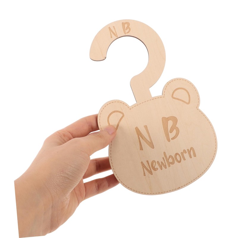 Hohopeti 7pcs Wooden Closet Dividers Baby Wardrobe Organizer Closet Dividers