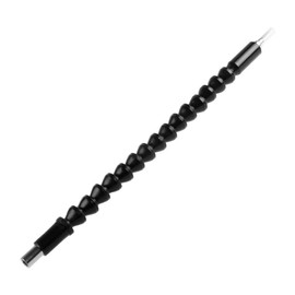 Flexible Shaft Hex Joint Flexible Extension for Drill Bit 290mm Black Bendable Shaft